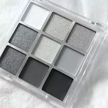 Палитра теней для век Eye Stick Glitter Shadow Palette 9 цветов Smokey Makeup Pearl Glossy Matte, 01, 1 шт.