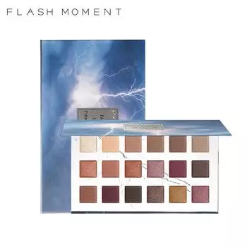 Палитра теней для век FLASH MOMEN18, водостойкая, цвет заката, тыквы, жемчужная земля, диск для пустыни, серия для девочек, пудра 401#