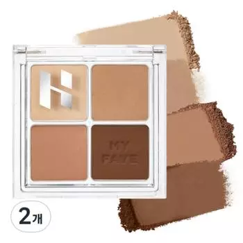 Палитра теней для век Holika Holika My Fave 6,5 г, 01 Hazel, 2 шт.