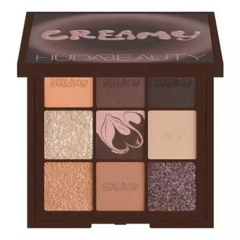 Палитра теней для век HUDA BEAUTY Creamy Obsessions 210933, нейтральный коричневый