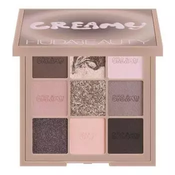 Палитра теней для век HUDA BEAUTY Creamy Obsessions 210917, бежевый