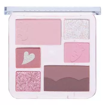 Палитра теней для век I M MEME Wonder Soft Layer My Bunny, розовая, 1 шт.