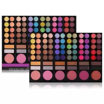 Палитра теней для век и румян SHANY Natural Fusion 61 г, 78 цветов, 1 шт.