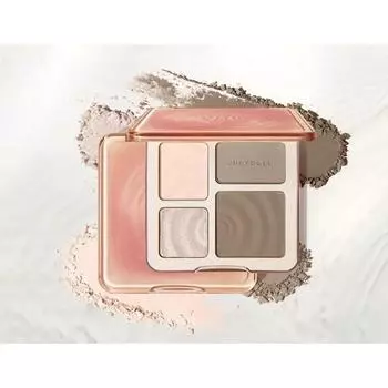 Палитра теней для век JUDYDOLL Crisp Master Highlighter, № 01 Cool Brown, базовая