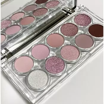 Палитра теней для век Lumir Light on Eyes, 4 цвета, 1 шт., 11PM 02 Summer Night