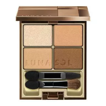Палитра теней для век LUNASOL Skin Modeling Eyeshadow 01 Beige Beige 02 Beige Orange Natural Eye Makeup Palette 01 Beige Beige