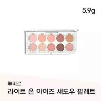 Палитра теней для век Makeup No.1 Light On Eyes Shadow Palette #7AM Spring Morning Свежая коралловая основа и нежный бежево-коричневый, 1 шт., 7AM 01 Spring Morning