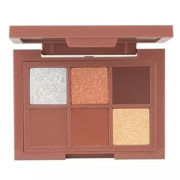 Палитра теней для век MARS Blooming Matte & Shimmer (4,8 г) (03-Императорский) | Высокопигментированный | Многоцветный | Для всех типов кожи | Подходит для путешествий