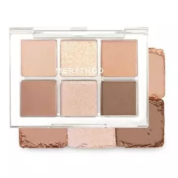 Палитра теней для век Merry Saved Daily, оттенок 01 Loco Brown, 1 шт.