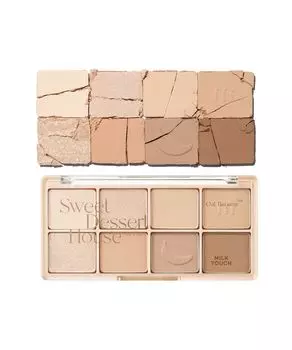 Палитра теней для век Milk Touch Milk Touch Be My Sweet Dessert House Oat от Кореи (04 Банан)