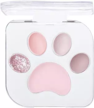 Палитра теней для век MilleFee Meow Paws, 5 цветов, косметика для макияжа глаз, хромая палетка теней MilleFee Paw (01 Амаенбо)