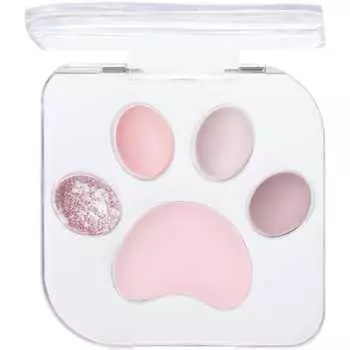 Палитра теней для век MilleFee Meow Paws (01 Амаенбо) Палитра теней для век Cat 5 Colors Eye Make Cosmetic Lame MilleFee Paw