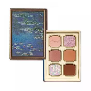 Палитра теней для век Millefee Painting Eye Shadow Palette 06 Water Lily 6 Color Eye Makeup Palette Cosmetics
