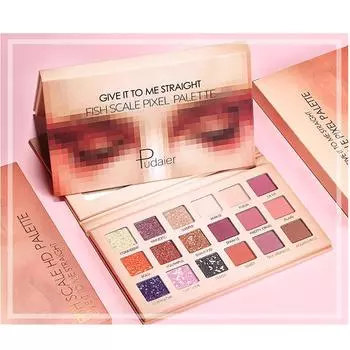 Палитра теней для век Mosaic Glitter Pearl, 18 цветов