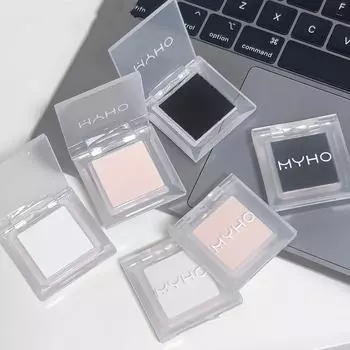 Палитра теней для век MYHO Monochromatic Matte High-gloss Smoky Eyeshadow Palette, мелкодисперсная пудра, стойкие, естественно осветляющие тени Dopamine