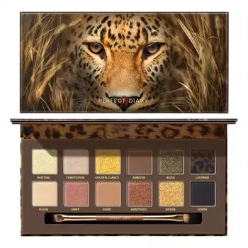 Палитра теней для век PERFECT DIARY Animal (1.2гx12 цветов) (Золото)