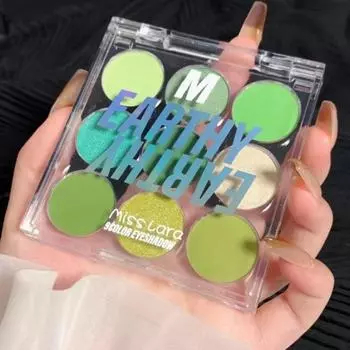 Палитра теней для век Rainbow Eye Pigment Green Blue Purple Eyeshadow Women Makeup Cosmetics, A01 тени для век, 1 шт.