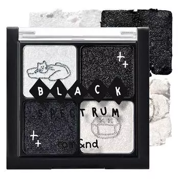 Палитра теней для век Rom& Inap Square Better Than Eyes 6,1 г, B03 Glitz в черном цвете, 1 шт.