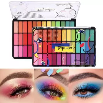 Палитра теней для век Thirty-nine Color Matte Pearlescent Earth Color Eyeshadow Waterproof Makeup