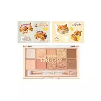 Палитра теней для век UnKlio Pro Koh Short In Seoul 6 г + 2 выпуклых наклейки на выбор