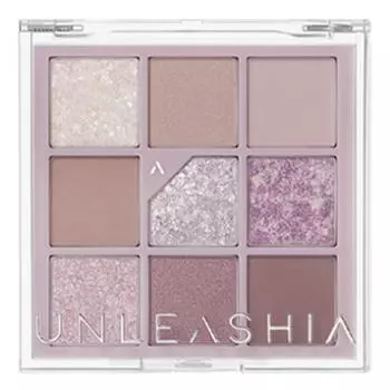 Палитра теней для век Unlicia Glitterpedia 7,5 г, № 4 All of Lavender Fog, 1 шт.