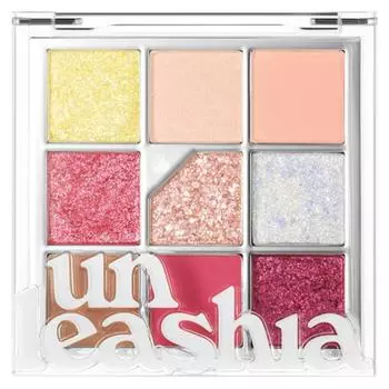 Палитра теней для век Unlicia Glitterpedia, №7 All of Peach Ade, 1 шт.