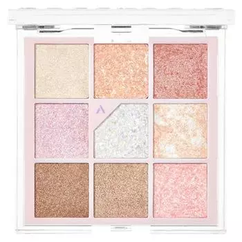 Палитра теней для век Unlicia Glitterpedia, N°1 All of Glitter, 1 шт.