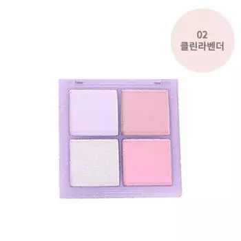 Палитра теней для век VDL Cheek Stain, цвет: 02 Чистая лаванда, 1 шт.