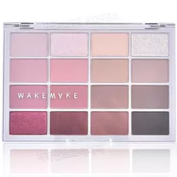 Палитра теней для век Wakemake soft blurring 14 цветов, 15 оттенков темного размытия, 1 шт.