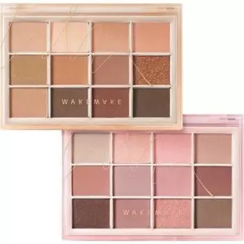 Палитра теней для век Wakemake soft blurring 10 г, нейтральное размытие, 1 шт.
