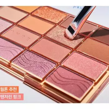 Палитра теней для век Wakemake Soft Blurring, 20 оттенков Tangerine Beach Blurring, 1 шт.
