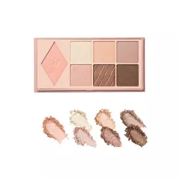 Палитра теней для век Wonjungyo W Daily Mood Up, коричневый, Trench, 8 г, блестки, матовый, перламутровый (02 коричневый)