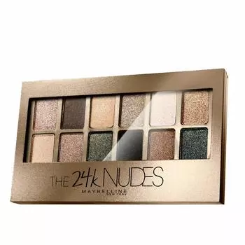Палитра теней Maybelline Nude S02 Gold золотой