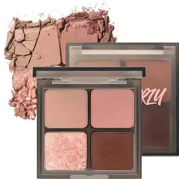 Палитра теней Merge Mood Fit, S1 Amusing Rose, 1 шт.