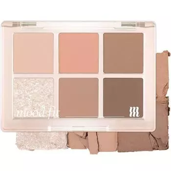 Палитра теней Merge New Mood Fit 5,4 г, NM1 Dry Softening, 1 шт.