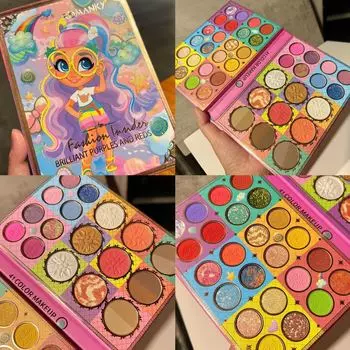 Палитра теней «три в одном», 41 цвет, многофункциональная палитра теней для сценических выступлений