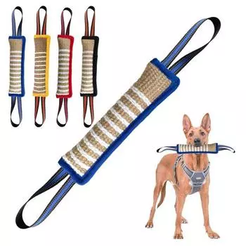 Палка для дрессировки собак, многофункциональная светоотражающая интерактивная игрушка для собак, устойчивая к разрыву игрушка для дрессировки домашних животных, товары для домашних животных чёрный