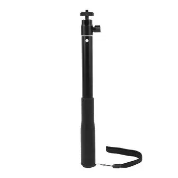 Палка для селфи для экшн-камеры, 3 секции, винт 1/4 дюйма, противоскользящая, удлинительная стойка для экшн-камеры с поворотом на 360 градусов