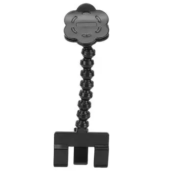 Палка для селфи для домашних животных, гибкий держатель для смартфона, зажим для крепления, палка для селфи для кошек и собак, черная