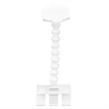 Палка для селфи для домашних животных, гибкий держатель для смартфона, зажим для крепления, палка для селфи для кошек и собак, белая белый