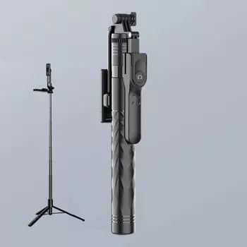 Палка для селфи Выдвижной штатив для палки для селфи с беспроводным пультом дистанционного управления и держателем для телефона Портативная подставка для штатива для селфи-палки