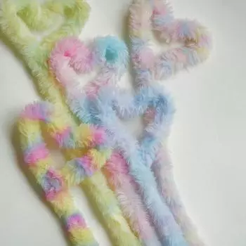 Палка для скручивания волос кролика с градиентом 20 мм, шерстяная ультраплотная палочка для скручивания корней шерсти