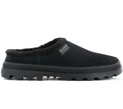 PALLADIUM Palladune Mule Warm - Тапочки Кожаные черные 74337-008-M ОРИГИНАЛ EU 36 UK 3.5 чёрный