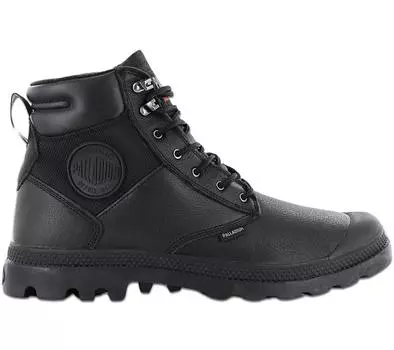 PALLADIUM Pampa Shield WP+ Leather - Водонепроницаемые - Мужские ботинки кожаные черные 76844-008-M Ботинки ОРИГИНАЛ