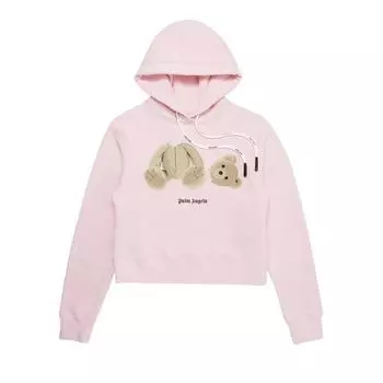 Palm Angels PA Bear Hoody Almond Blossom/Brown женские топы PWBB022C99FLE0013460 XXS