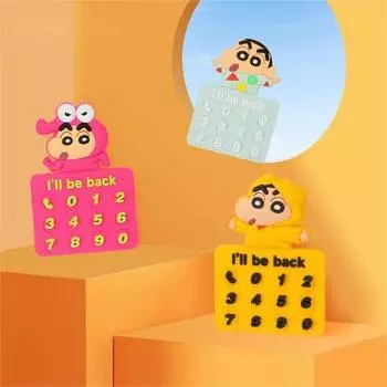 Palm treer доставка в тот же день Crayon Shin-chan автомобильная парковка нескользящая доска для уведомления о номере телефона, корейский автомобильный аксессуар