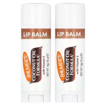 Palmer s, Бальзам для губ с кокосовым маслом, SPF 15, 2 упаковки, 0,8 г (0,30 унции)