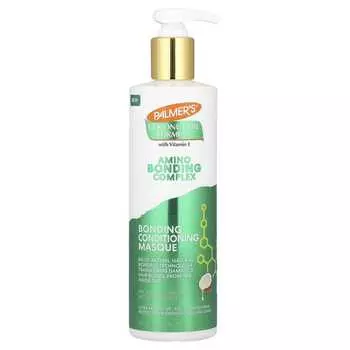Palmer s, Coconut Oil Formula®, с витамином E, аминокислотным связывающим комплексом, связывающая кондиционирующая маска, 12 жидких унций (355 мл)