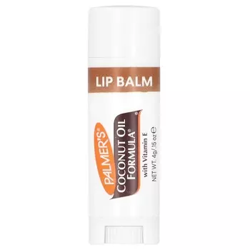 Palmer s, Coconut Oil Formula, увлажняющий бальзам для губ с кокосом и витамином E, 0,15 унции (4 г)