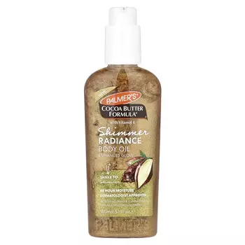 Palmer s, Масло для тела Cocoa Butter Formula® Shimmer Radiance с витамином E, 5,1 жидких унций (150 мл)